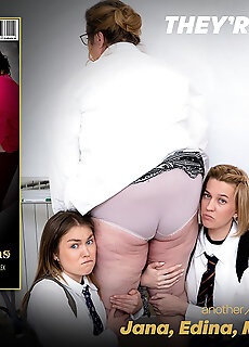 Mature.nl - The Evil Stepmoms Are Back And Now They Are The Kinkiest Teachers Young Maya And Her Friend Aurora S