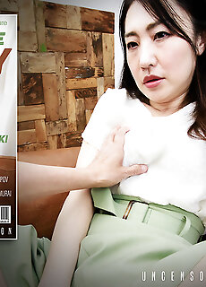 Mature.nl - Megami Satuki Is A Hairy Japanese Milf Fucking, Sucking And Getting A Creampie In Pov Style