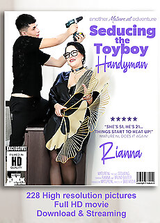 21 Year Old Toyboy Handyman Gets Seduced By Hot 51 Year Old Milf Rianna While Her Husband's At Work