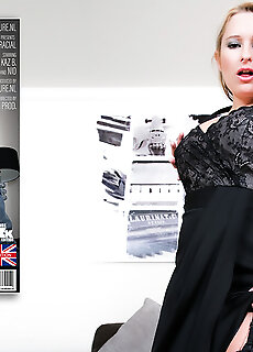 Mature.nl - Kaz B. Is A Blonde British Nympho Mom That Loves To Cheat With A Big Dicked Black Guy